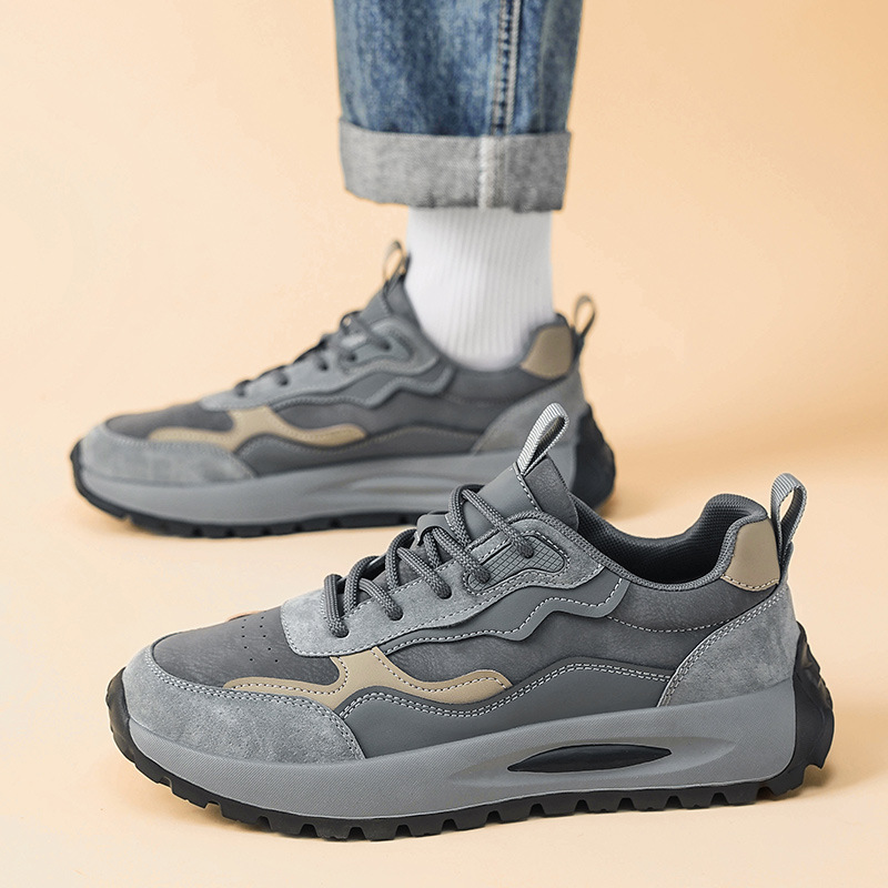 男鞋秋季复古软底跑鞋