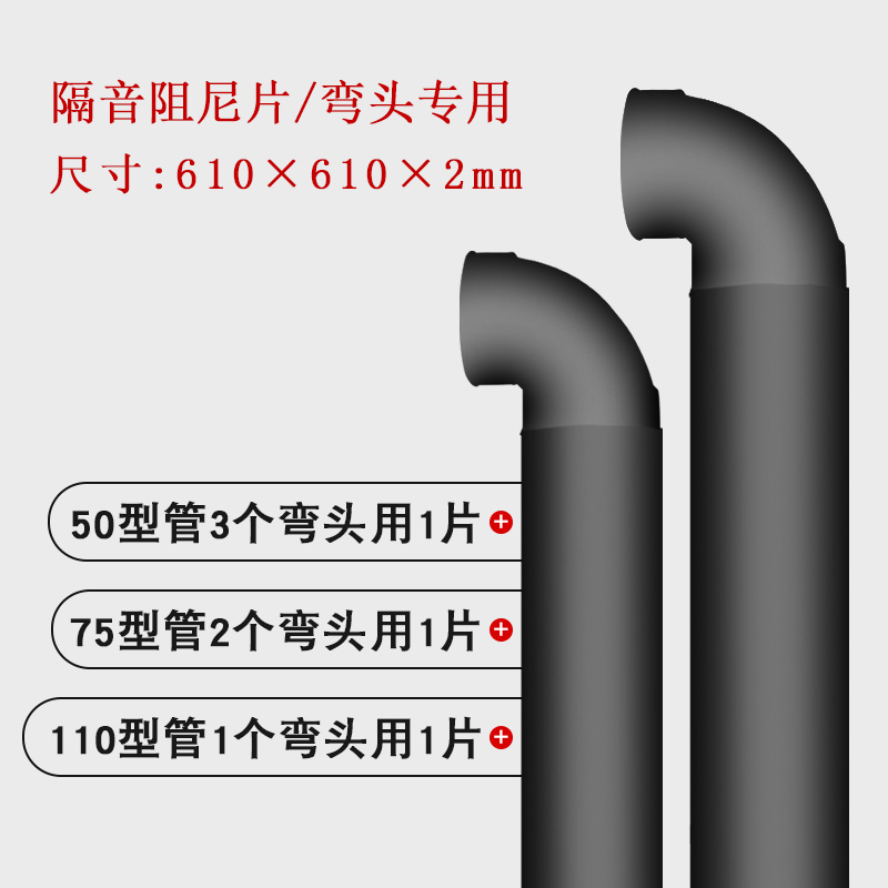 排污管隔音棉装修包水管s包立管包管包管子化妆室阳台下水道下水