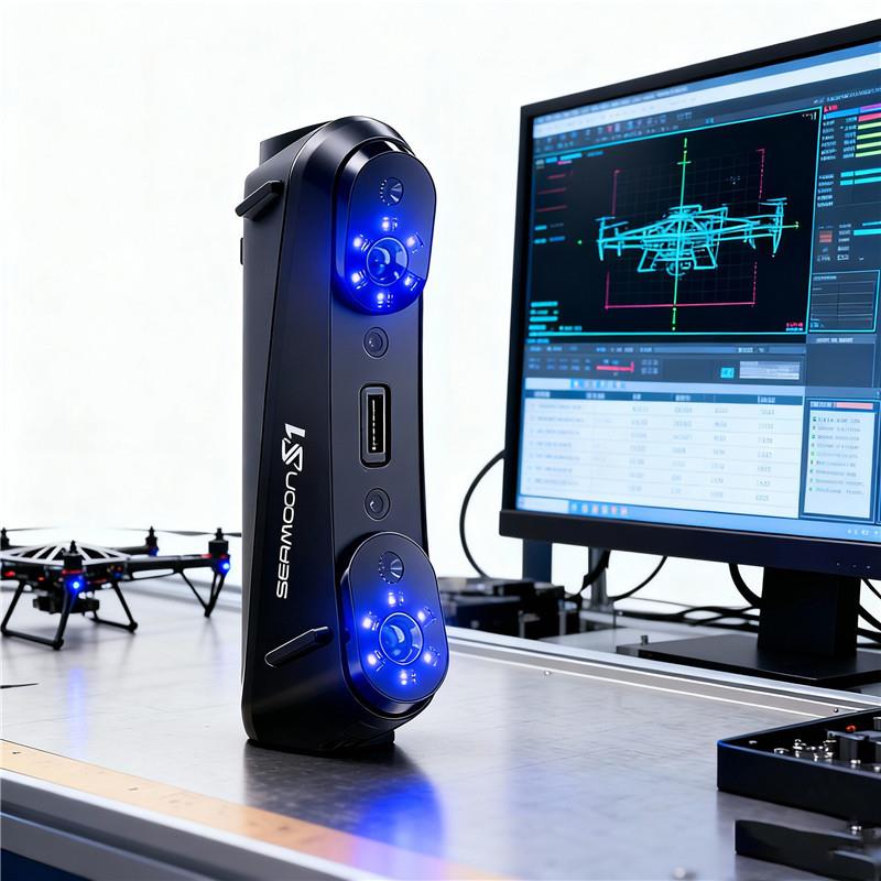 手持式3D扫描仪在逆向设计中的应用轻量化设备实现车间级快速建模图片
