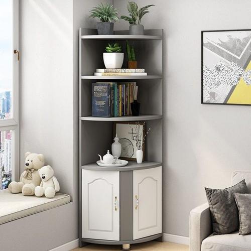 新疆包邮角柜简约现代客厅三角置物架北欧风拐角边角储物柜墙角多