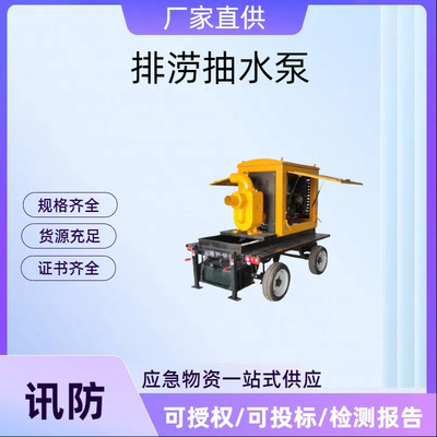 防汛排涝移动泵站可移动排涝泵车城市排涝抽水泵