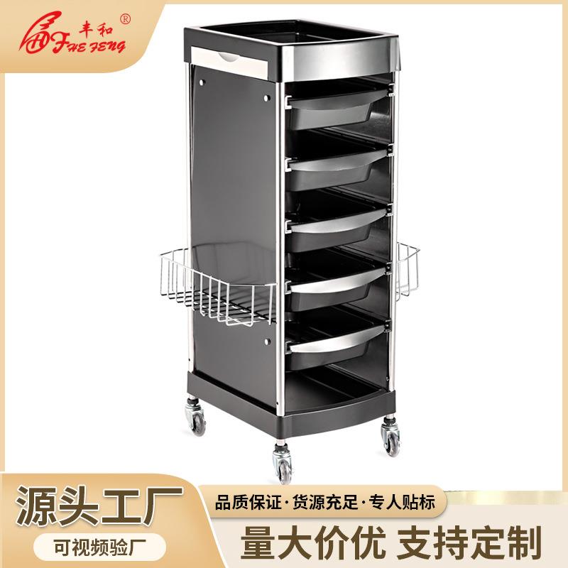 可移动储物美发工具车理发店美发推车带轮收纳推车置物架