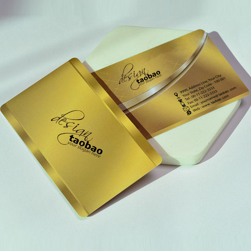 名片制作订做免费设计高档二维码pvc印刷个性防水商务双面磨砂