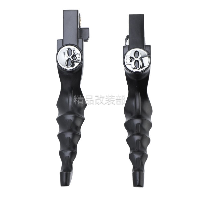 摩托车哈雷XL883 XL1200 X48 72改装鬼头刹车牛角离合拉杆04-15年