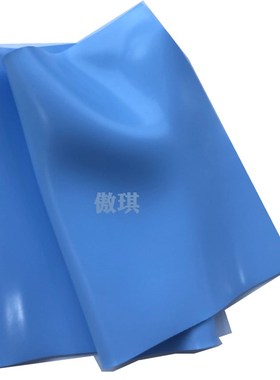 高导热绝缘散热片 2.0*200*400mm 整张K导热硅胶片浅蓝色led导热