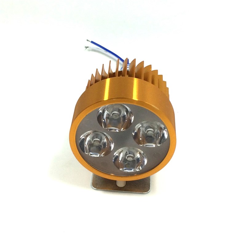 包邮 电动车LED车灯大灯摩托车4珠6珠流氓灯外置灯超亮防水 耐用