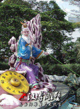 民俗文化河边钓鱼人物主题雕像玻璃钢仿铜钓鱼广场公园景观雕塑