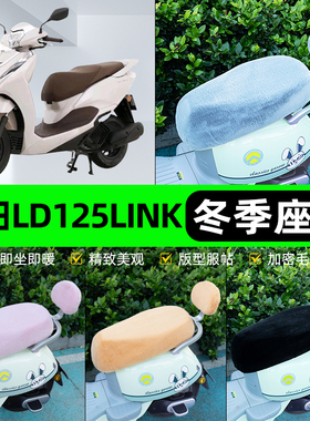 适用本田LD125LINK电瓶电动车冬座套坐垫套座位防水防晒装饰配件