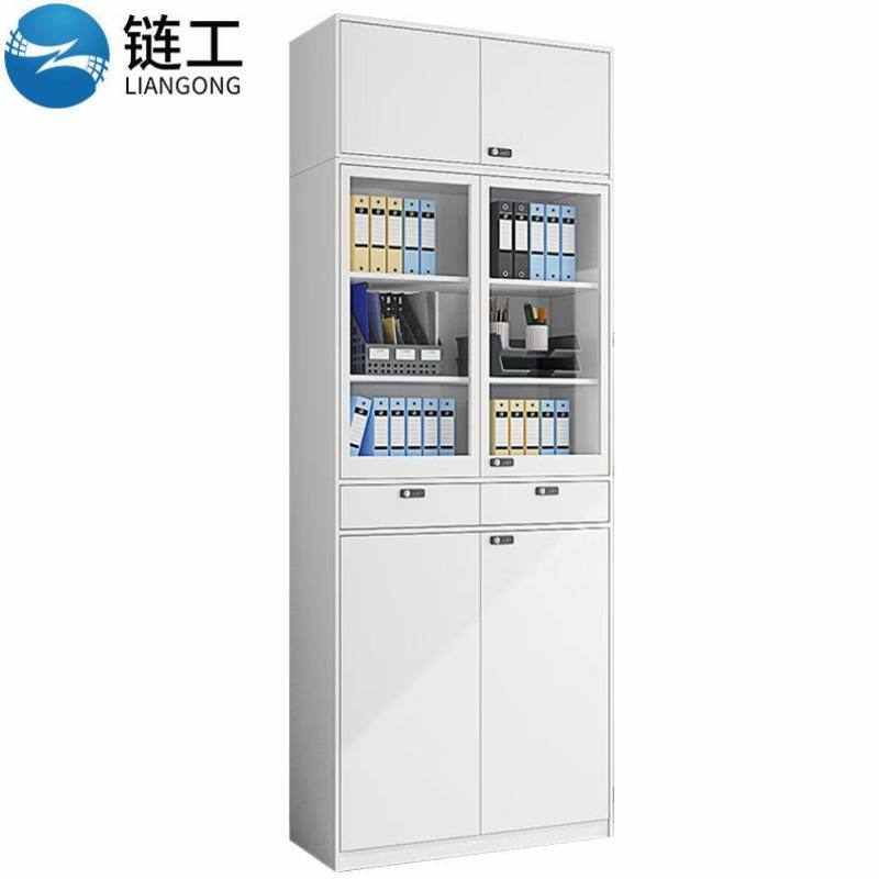 炼工密码锁文件柜90*40*240cm储物柜凭证档案柜0.6mm厚拆装货期7