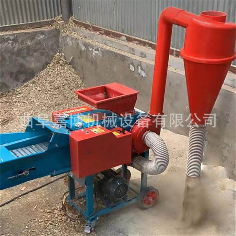 220v加厚铡草揉丝机.8吨铡揉粉一体机养殖干湿两用粉碎机