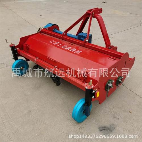 1.6米宽的双刀轴红薯蜜薯秧子杀秧机 双垄番薯秧子粉碎还田打秧机