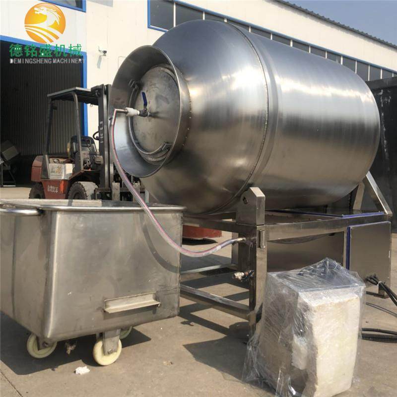 供应腌制机1000L腊肉腌制真空滚揉机304不锈钢变频滚揉机