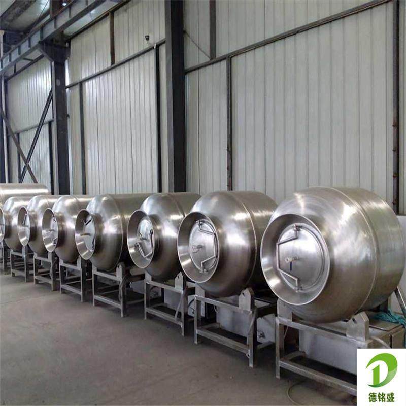 新款牛肉干滚揉机进出料五花肉腌制滚揉机变频调速兔肉滚揉机