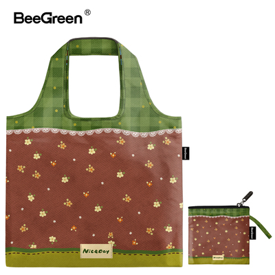 BeeGreen蕾丝碎碎念原创设计师款环保购物袋女百搭多用万能袋