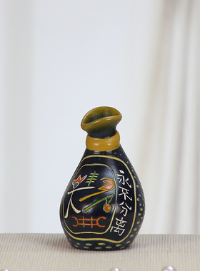 吉祥福寓意桌面小摆件q陶瓷工艺品客厅电视柜博古架酒柜书柜装饰