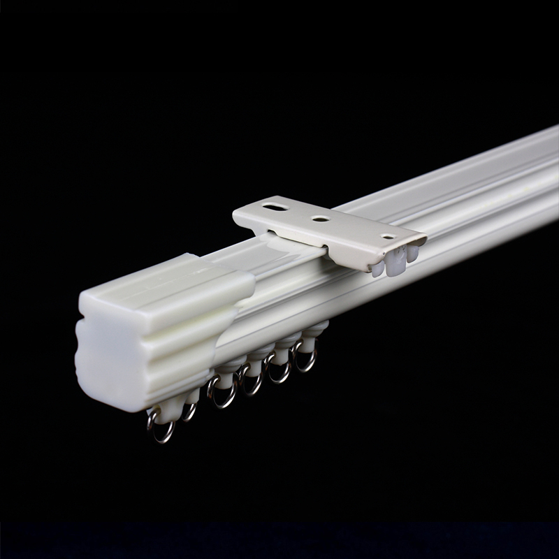 叶语香澜新款窗帘轨道静音直y轨滑轨导轨窗帘罗马杆轨道单轨双轨