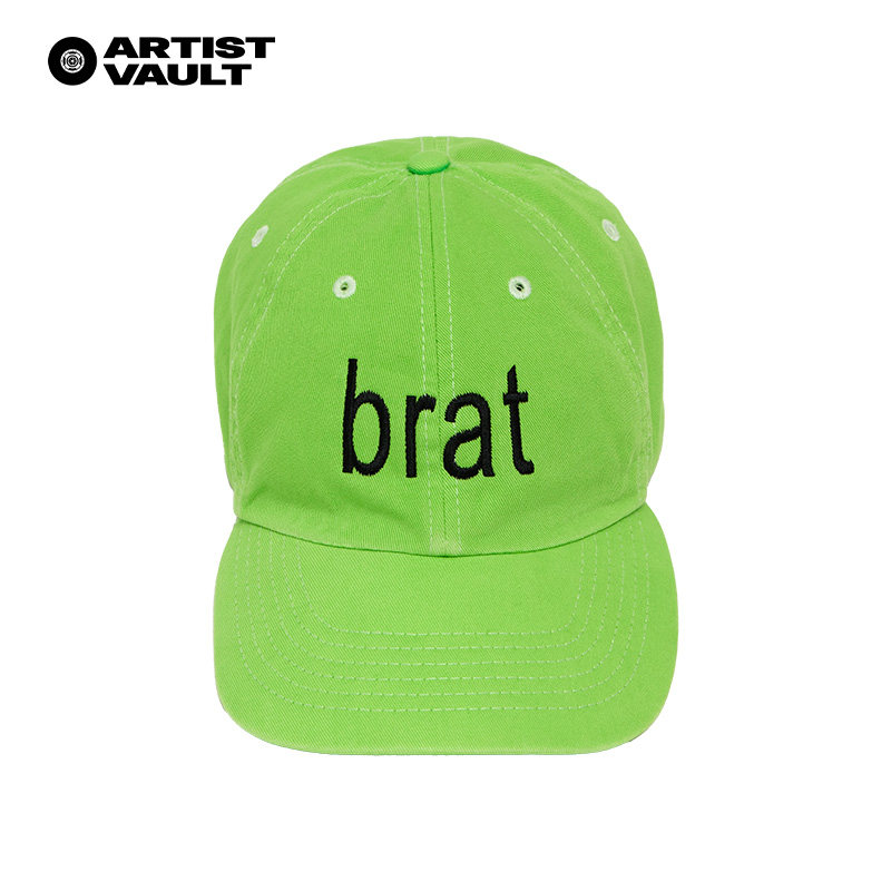 Charli XCX官方周边 brat 棒球帽图片