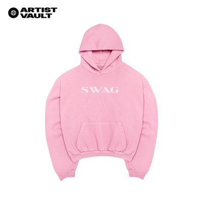 Skylrk Justin bieber官方周边 SWAG连帽卫衣 CLOUD PINK 云粉