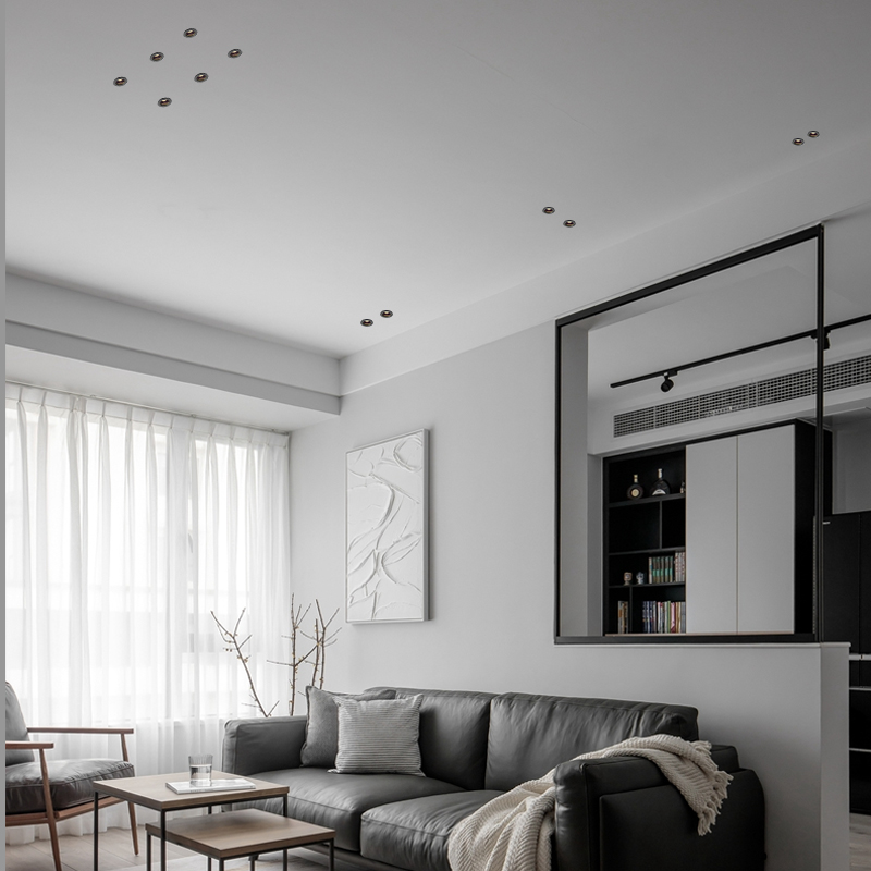 5W迷你小射灯孔灯防眩牛眼星空顶天花筒灯满天星方通客厅开孔35mm