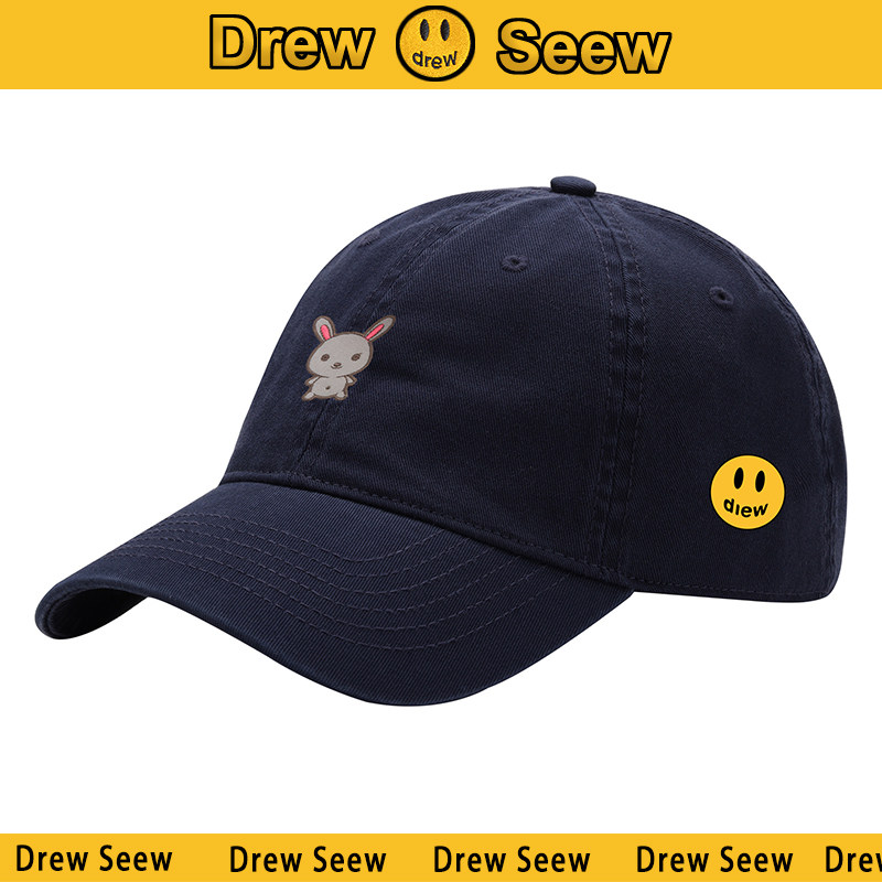 【官方直营】Drew Seew笑脸棒球帽男女休闲显脸小鸭舌帽遮阳帽潮