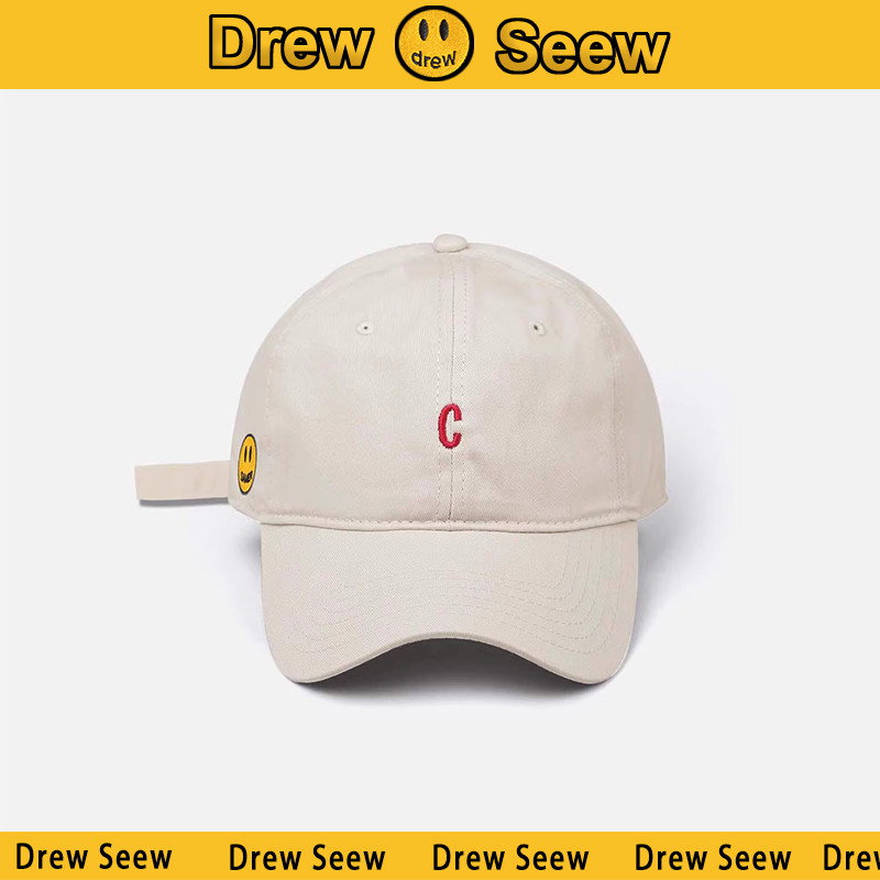 【官方直营】DREW SEEW 笑脸美式嘻哈潮牌字母休闲百搭棒球帽男女