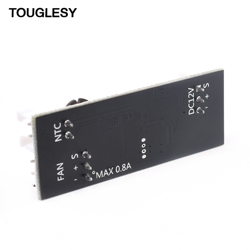 单路12V直流PWM 2-3线风扇温控调速器机箱 电脑风扇 温控降噪模块