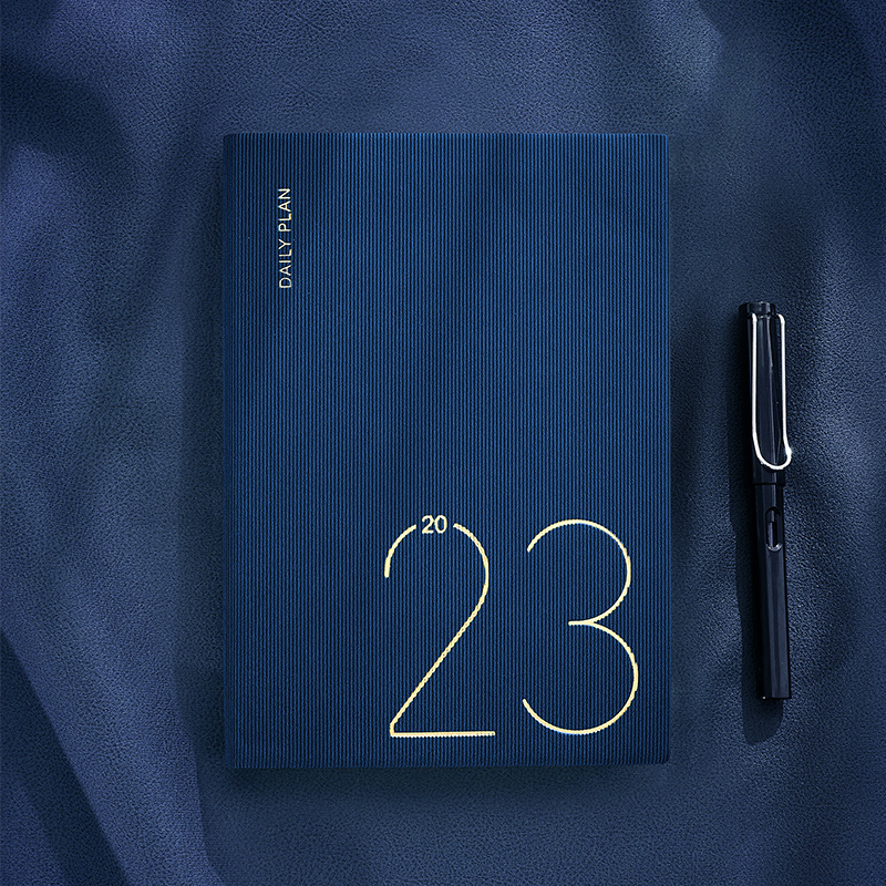 2023年日程本365天一日一页笔记本本子商务办公工作每日计划表记