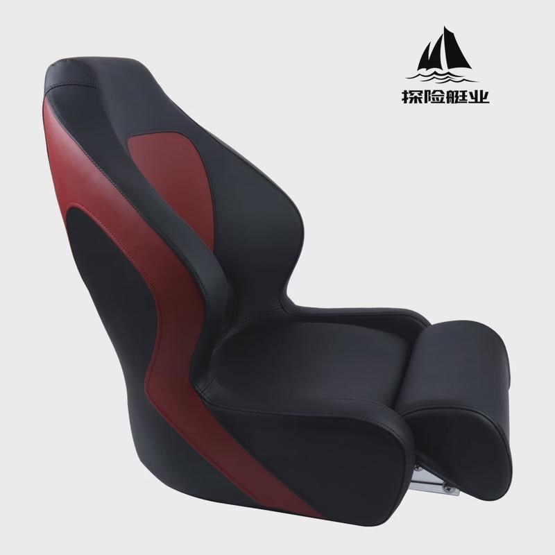 快艇驾驶椅 船用房车高背软包驾驶室座椅 浮筒船游艇座椅 船椅