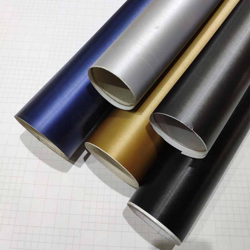 拉丝改色膜 内饰改装膜 拉丝膜 汽车改色膜 车顶膜全车改色贴膜