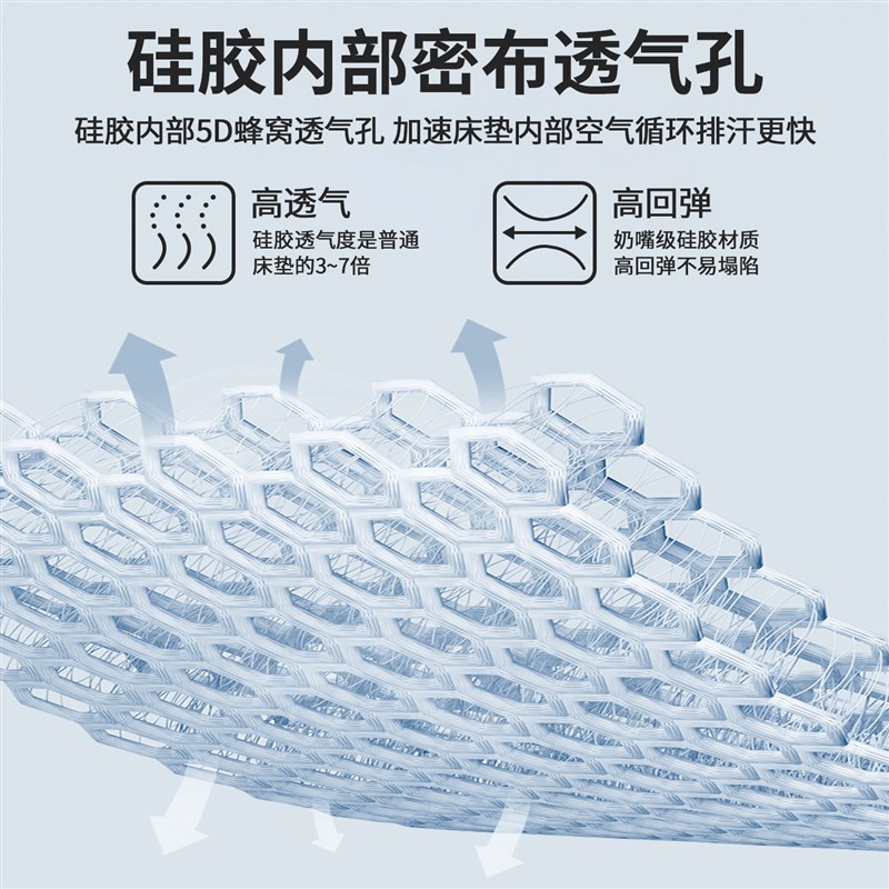 抗菌硅胶记忆海绵小黄鸭床垫床褥垫垫子学生宿舍不塌陷租房上下铺