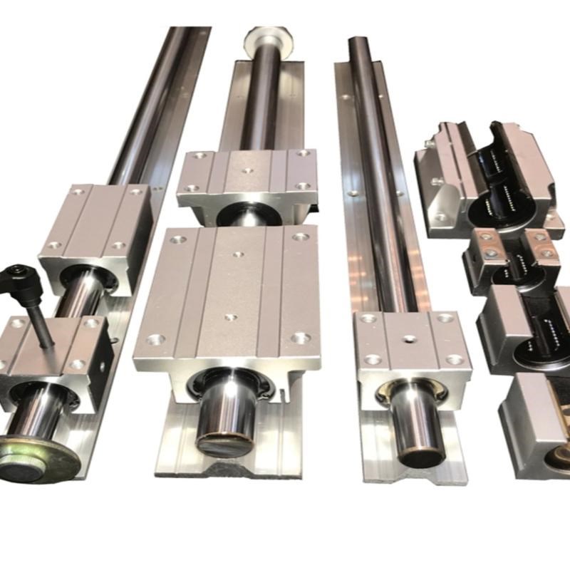sbr导轨 推台锯k滑轨滑道 精密圆柱直线导轨 光轴导轨滑块16/20/