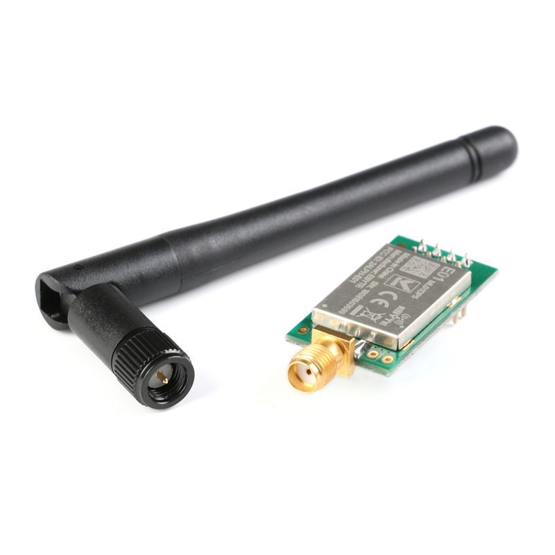 2.4G无线收发模块带屏蔽罩 nRF24L01P+PA+LNA 射频 透传2000米