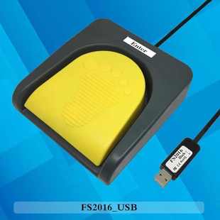 USB插头脚踏开关带线2米自定义快捷键多媒体游戏截图工厂测试