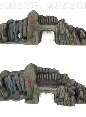 大景区入口门头门头设计施观工园假山景设计型假山施工景52099观