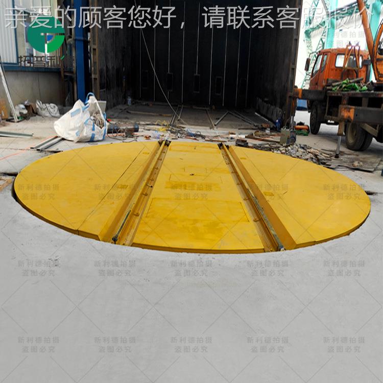 载道轨用道平车配套使电动转盘平车十字轨交叉9重0度转HRW向轨道