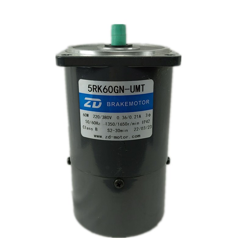 斗笠刀库数控加工中心换刀具电机5RK60GN-UMT-N25K60W刹车马达