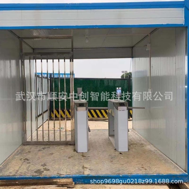 工地三对接劳务实名制平台闸机考勤管理系统桥式八角人脸识别辊闸