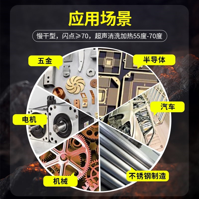 环保碳氢清洗剂多种部位铜铝五金模具除油污金属零部件油渍去除剂