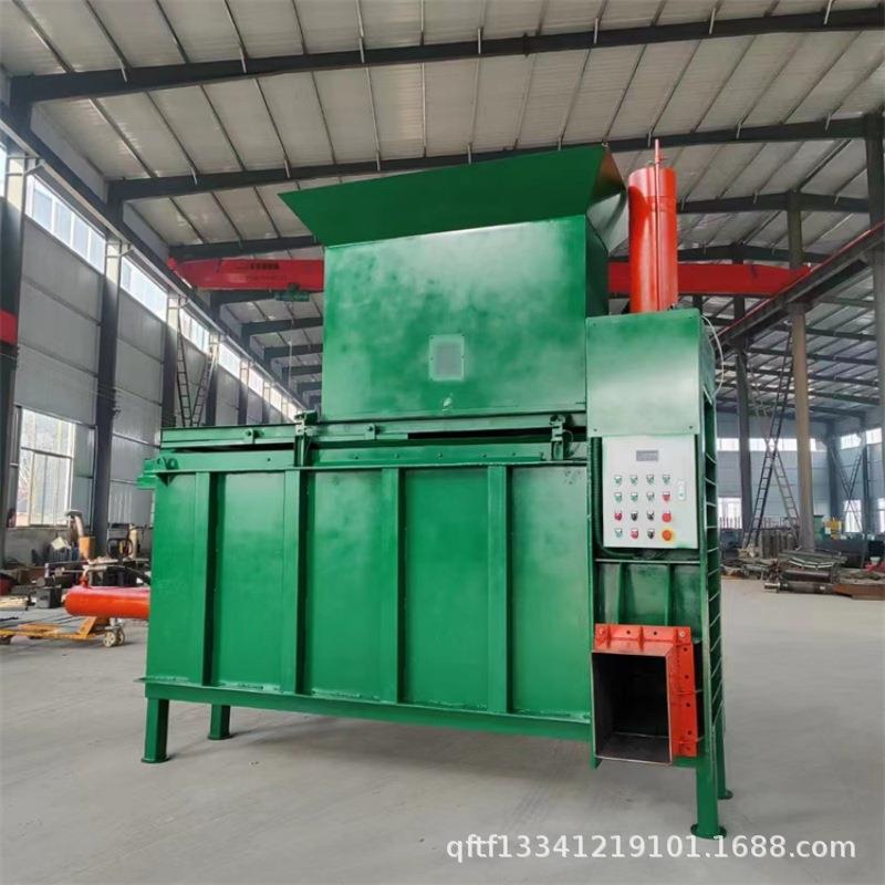 农用玉米秸秆稻草压块机全自动打包机养殖场青储饲料压缩压块机