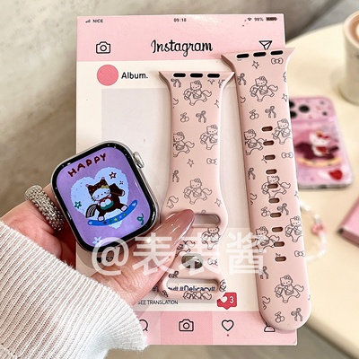 HelloKitty骑马苹果手表表带