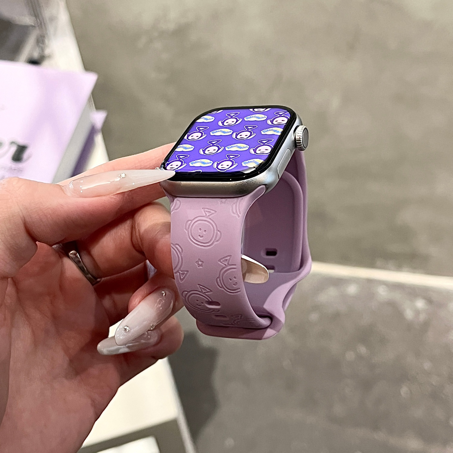 天线宝宝适用苹果手表表带iwatchS11/10/9硅胶Apple/2ultra丁丁SE