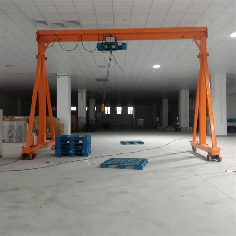 电动龙门架门型起重机车间室外货场用电动葫芦无轨遥控小型龙门架