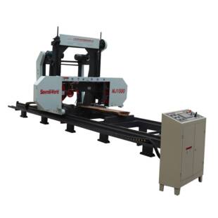 电机动力锯木机可移动卧式锯木机龙门锯户外工作