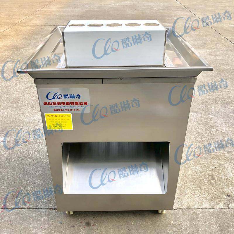 w大型切肉机五花肉腊肉肌肉鸭肉鱼肉切片机器设备厂家直销