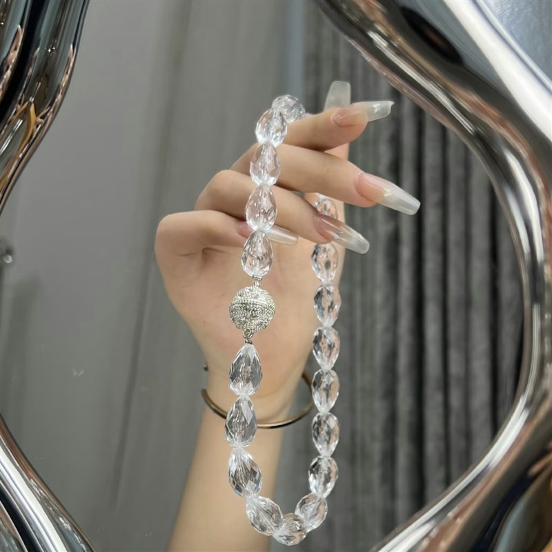 法式覆古风窗帘绑带扣式轻奢卧室客厅带磁L性挂钩纱帘帘磁吸扣水