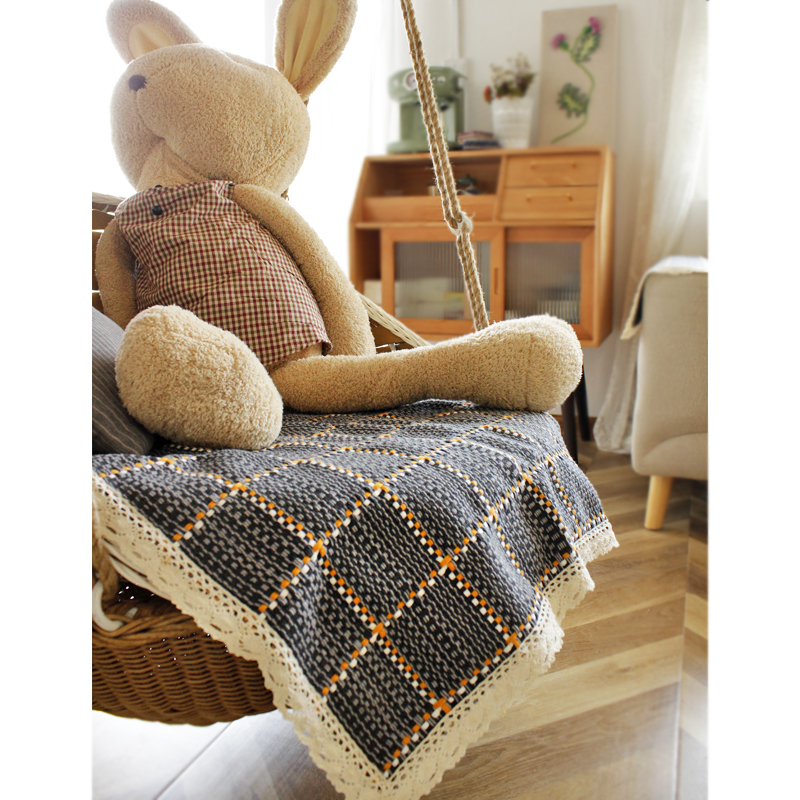 格子沙发垫套罩四季通用简约现代坐垫子全K盖靠背巾沙发套罩盖布