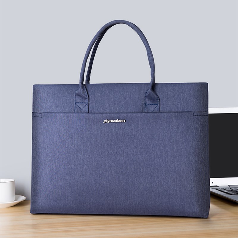 公文包定制男款商务通勤会议文件A包手提文件袋牛津布大容量公务