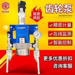 齿轮泵硅胶齿轮计量泵定量机精密高压齿轮泵直齿轮耐腐小齿轮