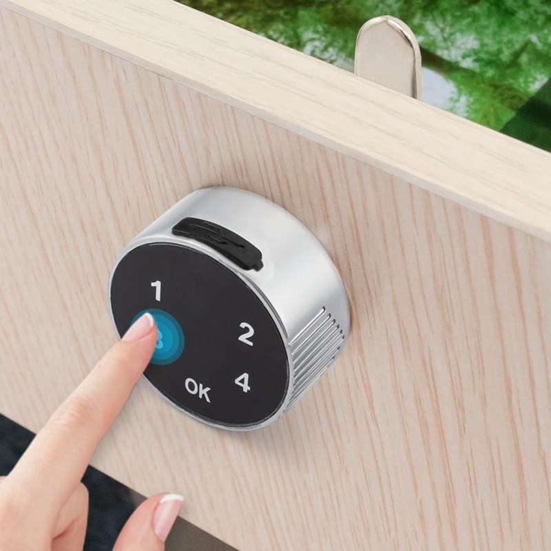 办公文件柜抽屉锁铁皮储物柜电子密码锁鞋柜更衣柜子转舌锁信箱锁