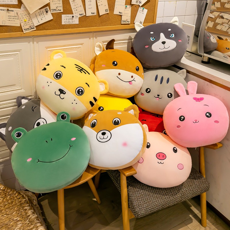 卡通手暖抱枕毛绒玩具手捂暖手超软布娃娃青蛙大玩偶生日礼物女孩